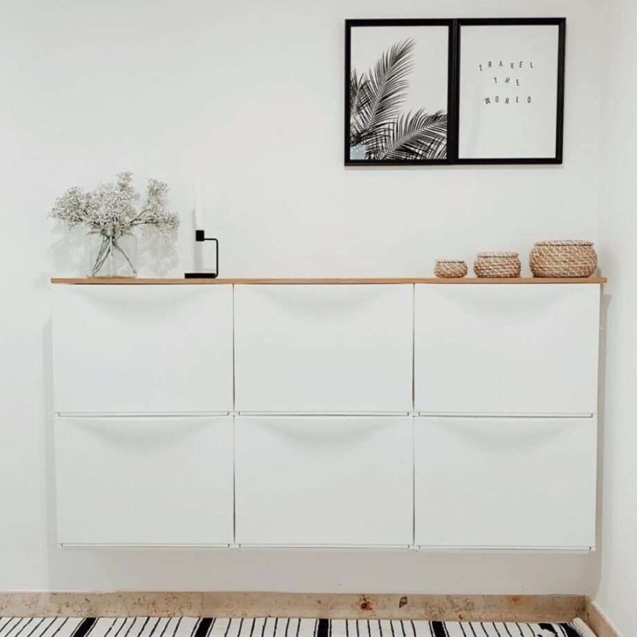panneau en bois massif ikea trones 104 cm pour meubles 2 casiers