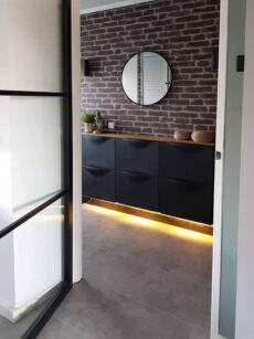 ikea trones panneau en bois chêne massif pour dessus de meuble 3 casiers chaussures