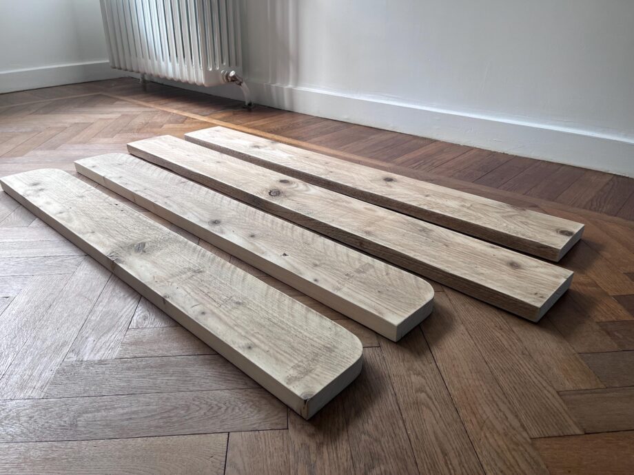 Planches bois poncées | Bois recyclé style industriel | Déco murale |  Bois ancien | Sur-mesure gratuit | UE sans douane | Livraison rapide|