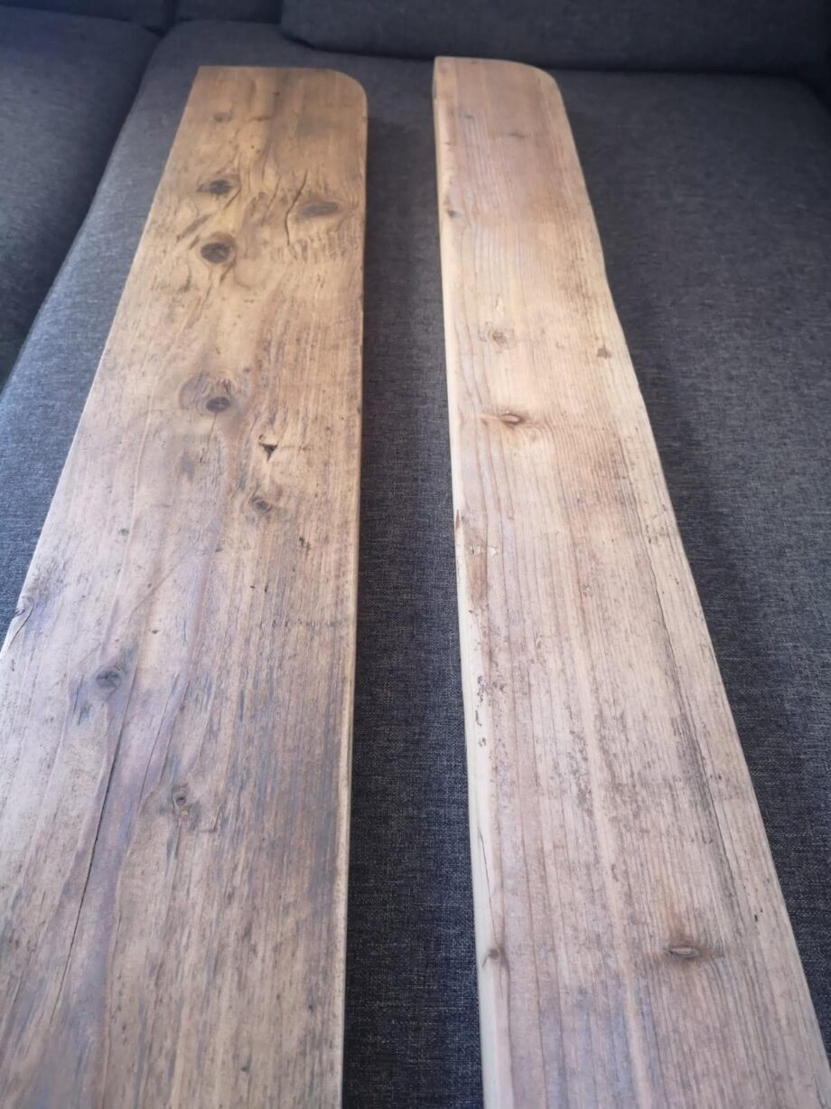 Planches en bois brut recyclé | Style rustique ou industriel | Bords poncés | Bois ancien | Pas de frais de douane