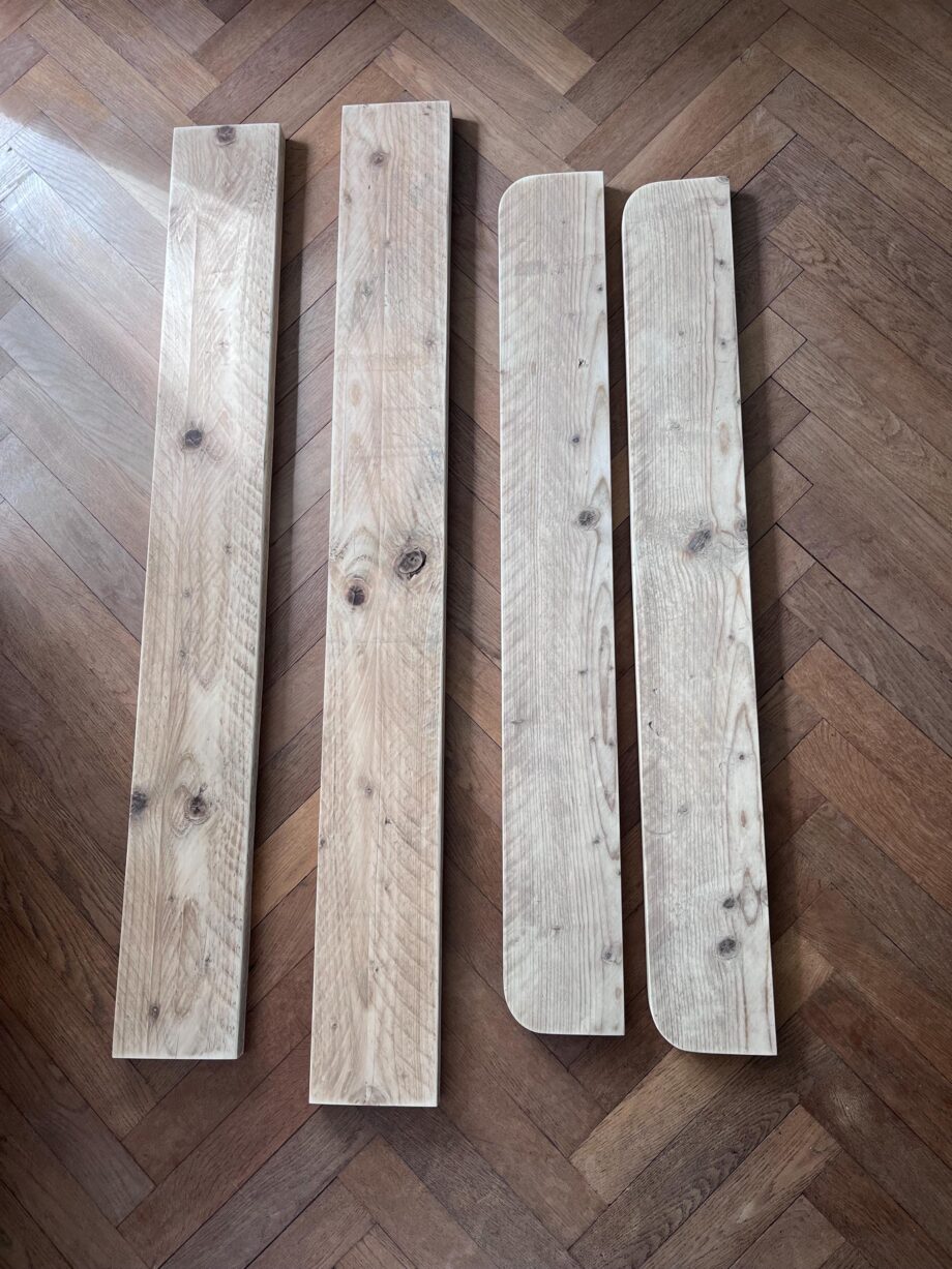 Planches bois poncées | Bois recyclé style industriel | Déco murale |  Bois ancien | Sur-mesure gratuit | UE sans douane | Livraison rapide|