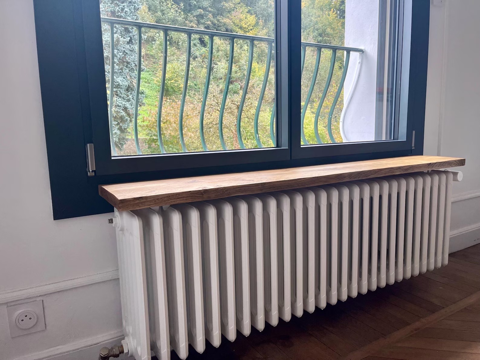Étagère radiateur fonte sans perçage – vue 5